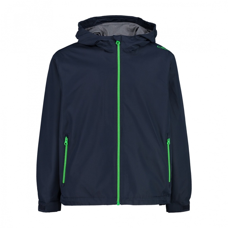 CMP Kurtka przeciwdeszczowa z Ripstop z kapturem (wodoodporna) granatowa dziecięca